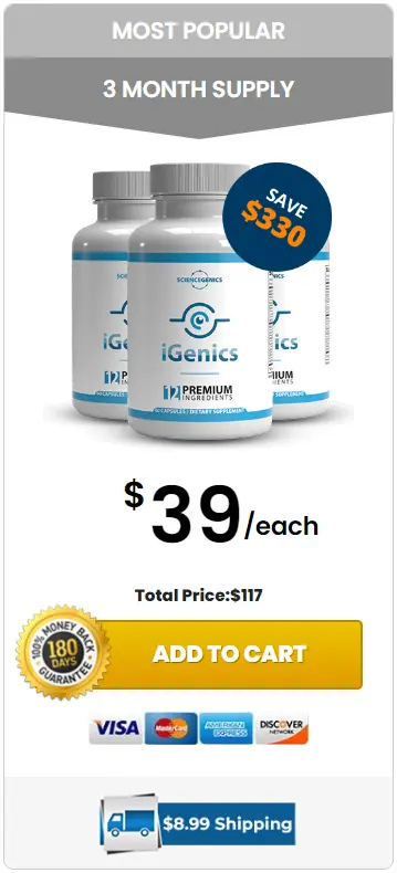 iGenics - 3 Bottle Pack