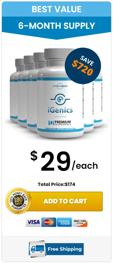 iGenics - 6 Bottle Pack